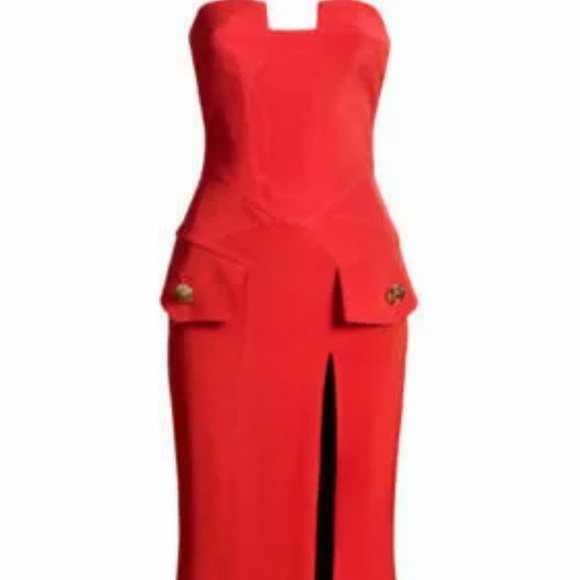 *SOLD* VERSACE for H&M rare red gown - Picture 2 of 8
